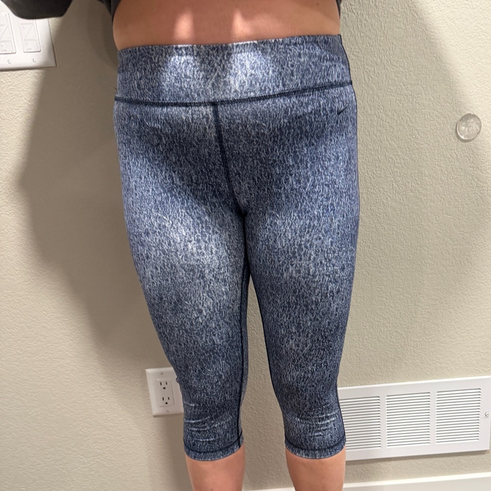 Nike Dri-FIT Blue Heather Athletic Top